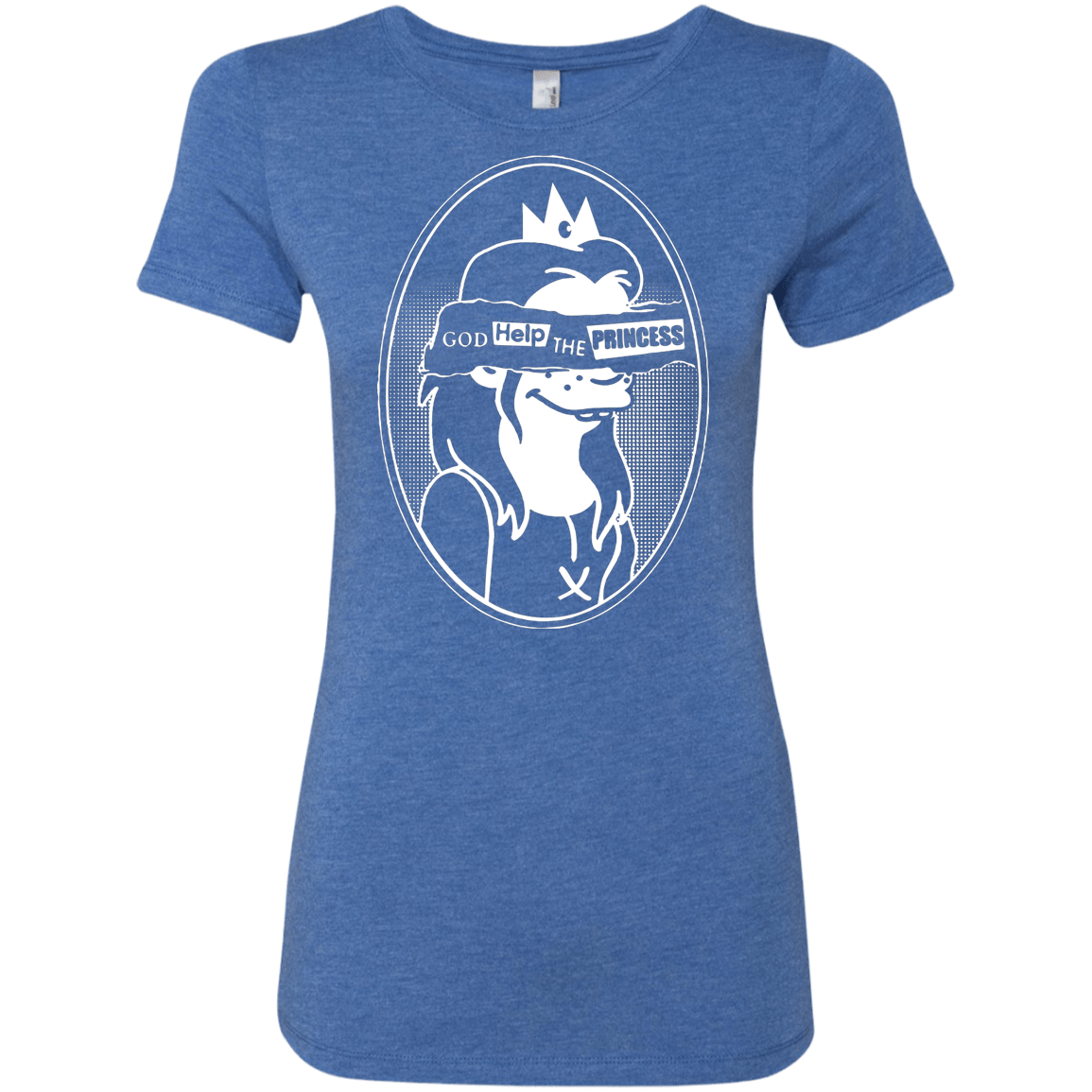 T-Shirts Vintage Royal / S God Help The Princess Women's Triblend T-Shirt