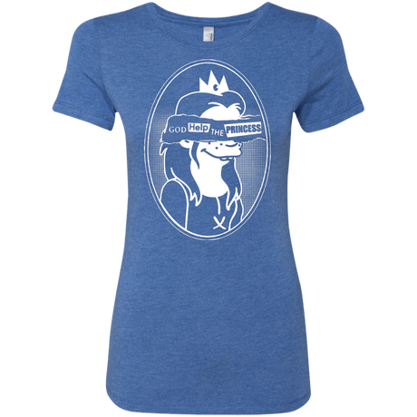 T-Shirts Vintage Royal / S God Help The Princess Women's Triblend T-Shirt