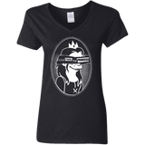 T-Shirts Black / S God Help The Princess Women's V-Neck T-Shirt