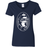 T-Shirts Navy / S God Help The Princess Women's V-Neck T-Shirt