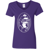 T-Shirts Purple / S God Help The Princess Women's V-Neck T-Shirt