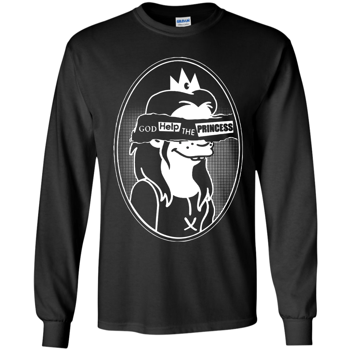 T-Shirts Black / YS God Help The Princess Youth Long Sleeve T-Shirt