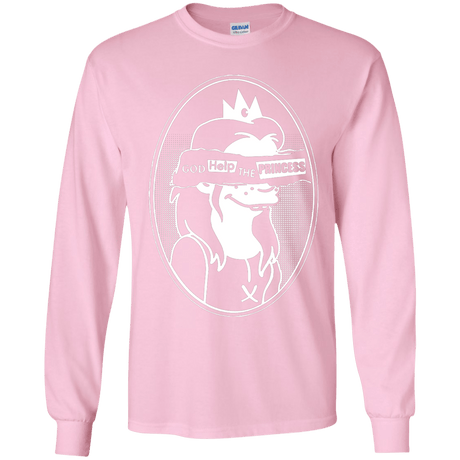 T-Shirts Light Pink / YS God Help The Princess Youth Long Sleeve T-Shirt