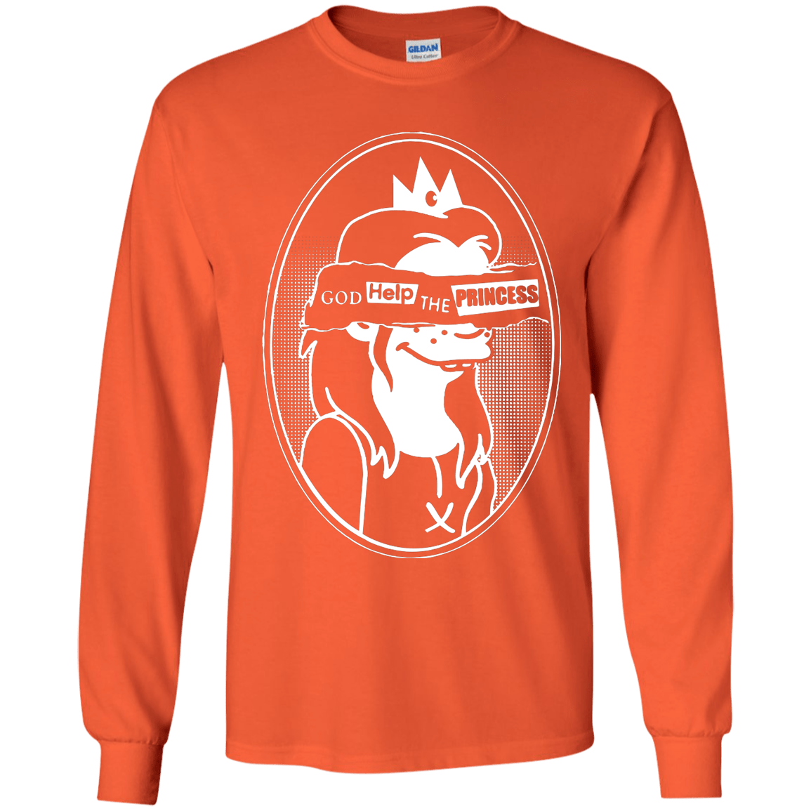 T-Shirts Orange / YS God Help The Princess Youth Long Sleeve T-Shirt