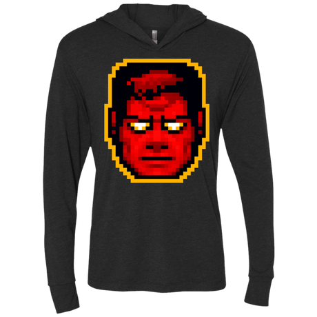 T-Shirts Vintage Black / X-Small God Mode Triblend Long Sleeve Hoodie Tee