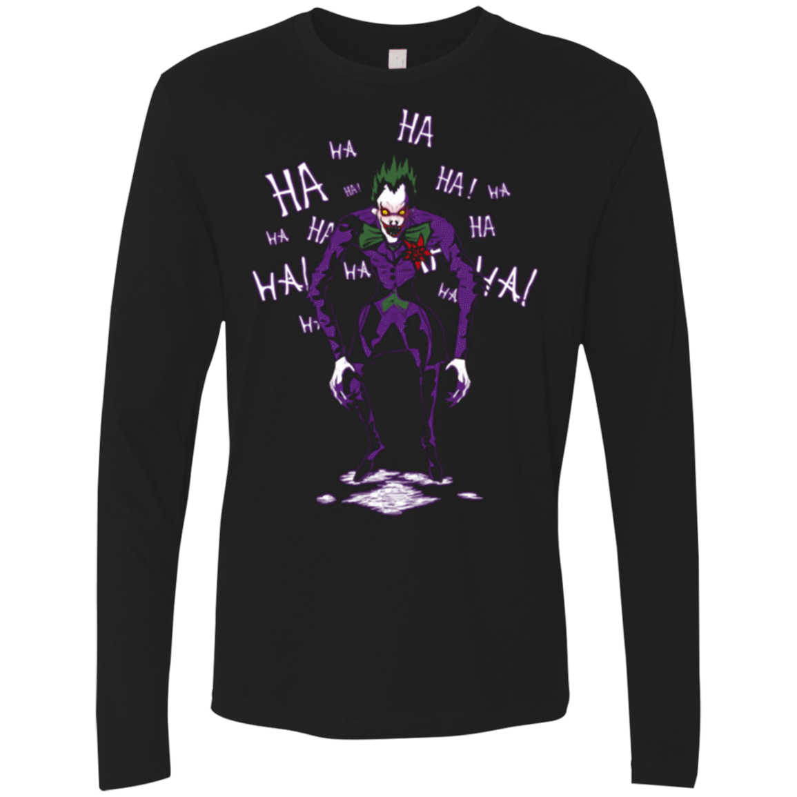 T-Shirts Black / Small God of a New Arkham City Men's Premium Long Sleeve