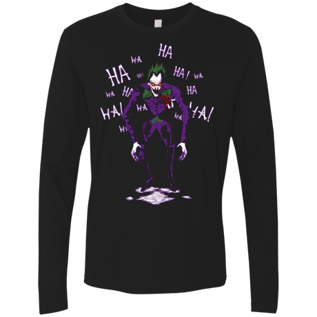T-Shirts Black / Small God of a New Arkham City Men's Premium Long Sleeve