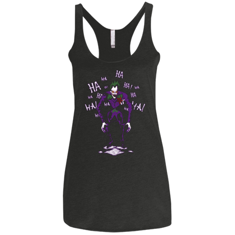 T-Shirts Vintage Black / X-Small God of a New Arkham City Women's Triblend Racerback Tank