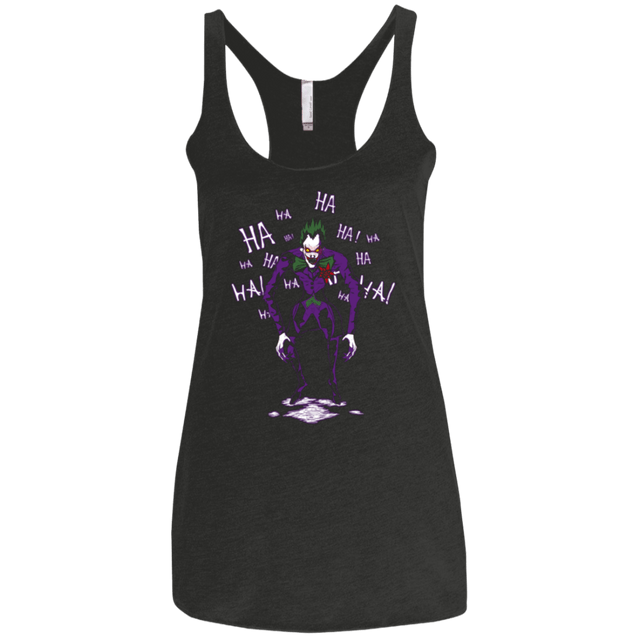T-Shirts Vintage Black / X-Small God of a New Arkham City Women's Triblend Racerback Tank