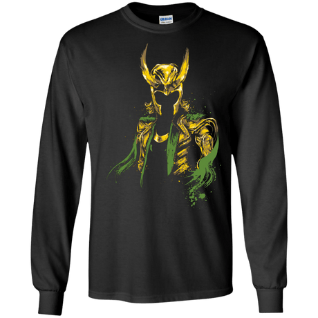 T-Shirts Black / S God of Mischief Men's Long Sleeve T-Shirt