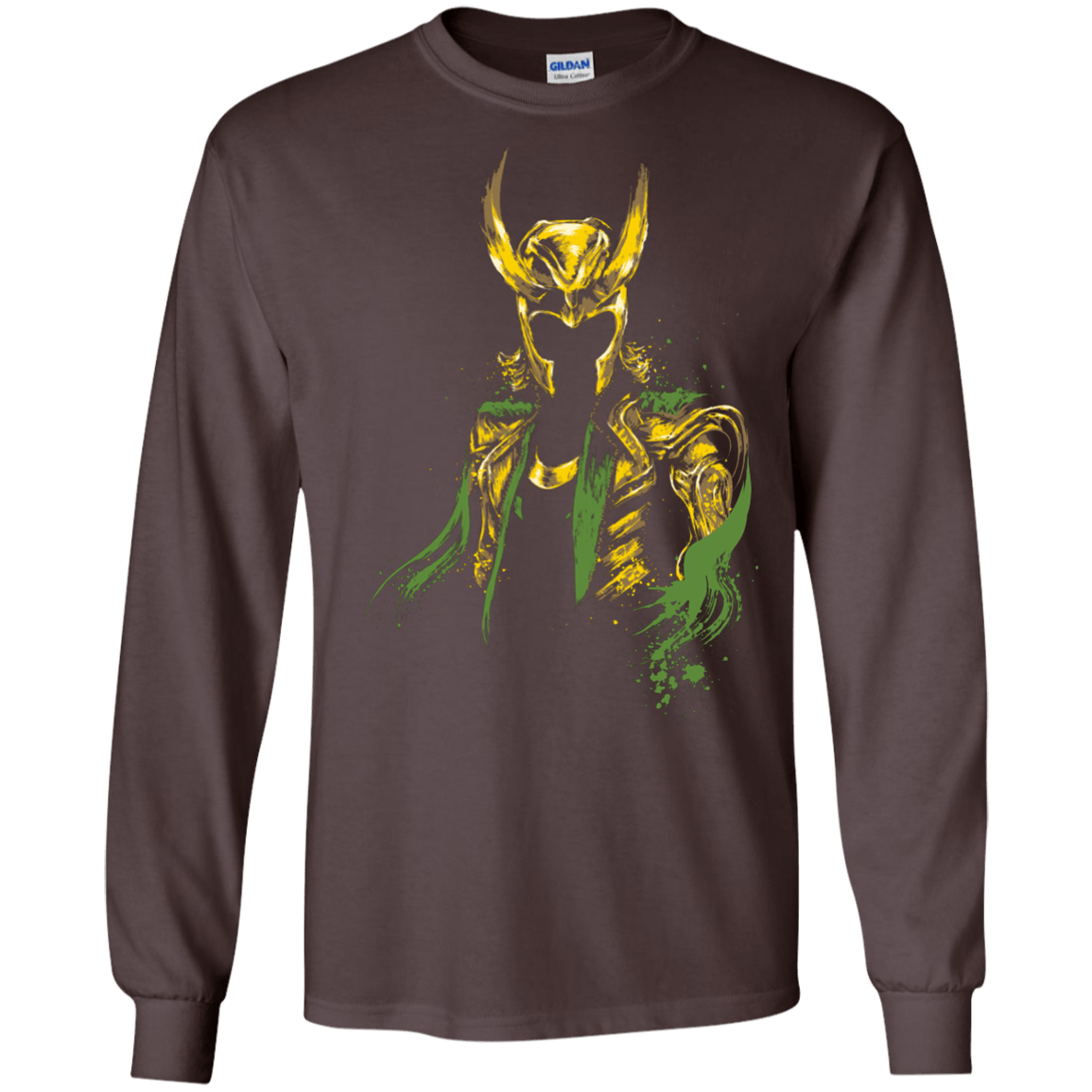 T-Shirts Dark Chocolate / S God of Mischief Men's Long Sleeve T-Shirt