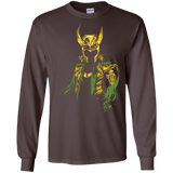 T-Shirts Dark Chocolate / S God of Mischief Men's Long Sleeve T-Shirt