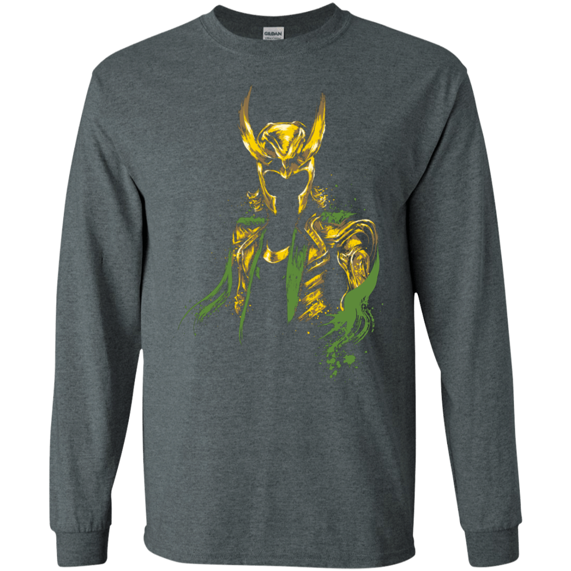 T-Shirts Dark Heather / S God of Mischief Men's Long Sleeve T-Shirt