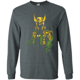 T-Shirts Dark Heather / S God of Mischief Men's Long Sleeve T-Shirt