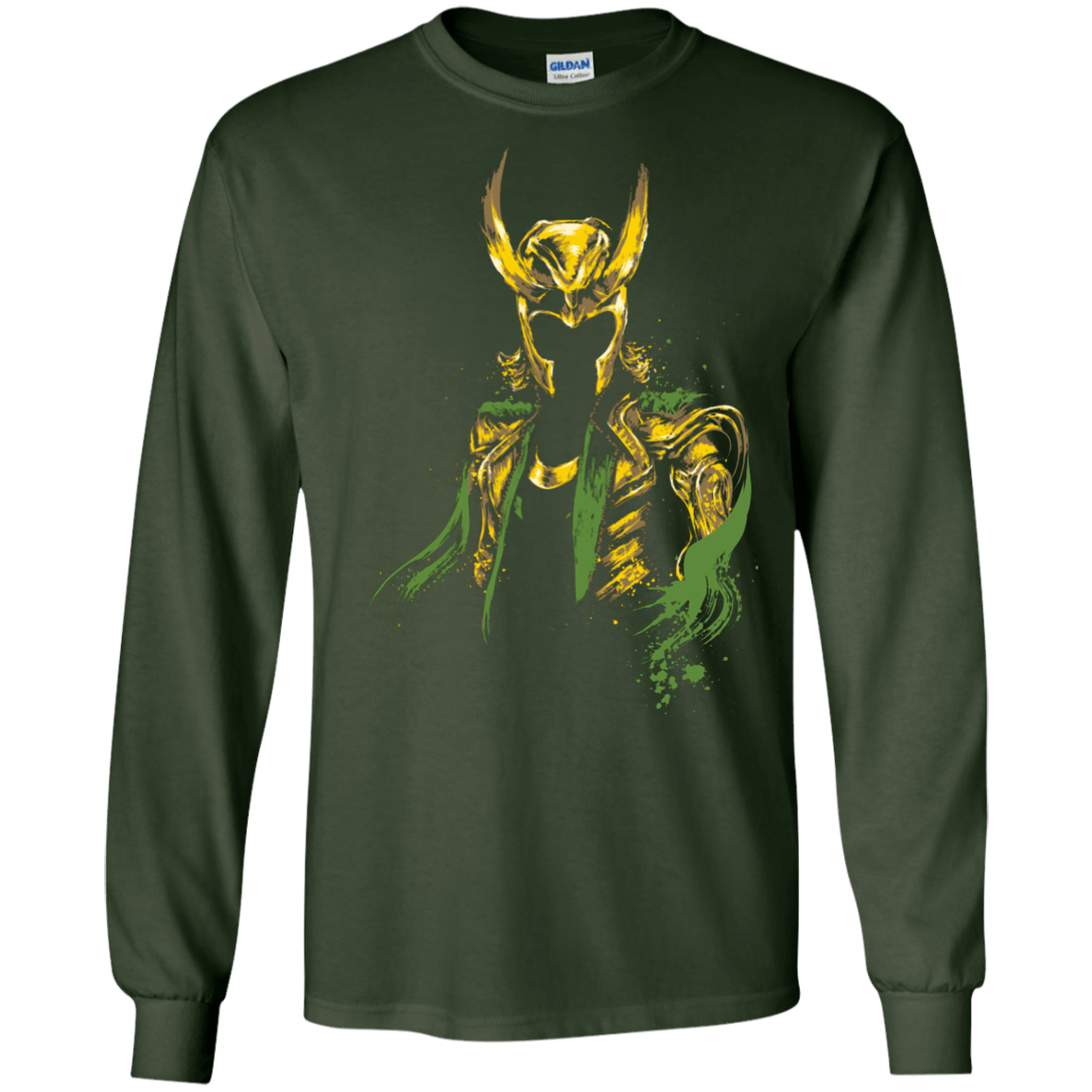 T-Shirts Forest Green / S God of Mischief Men's Long Sleeve T-Shirt