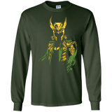 T-Shirts Forest Green / S God of Mischief Men's Long Sleeve T-Shirt