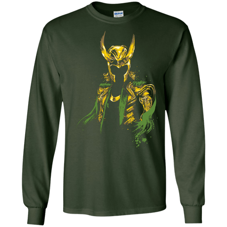 T-Shirts Forest Green / S God of Mischief Men's Long Sleeve T-Shirt