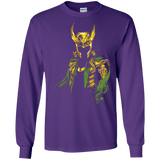 T-Shirts Purple / S God of Mischief Men's Long Sleeve T-Shirt