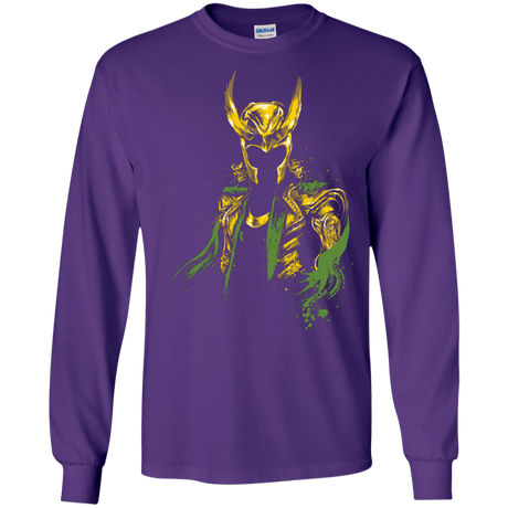 T-Shirts Purple / S God of Mischief Men's Long Sleeve T-Shirt