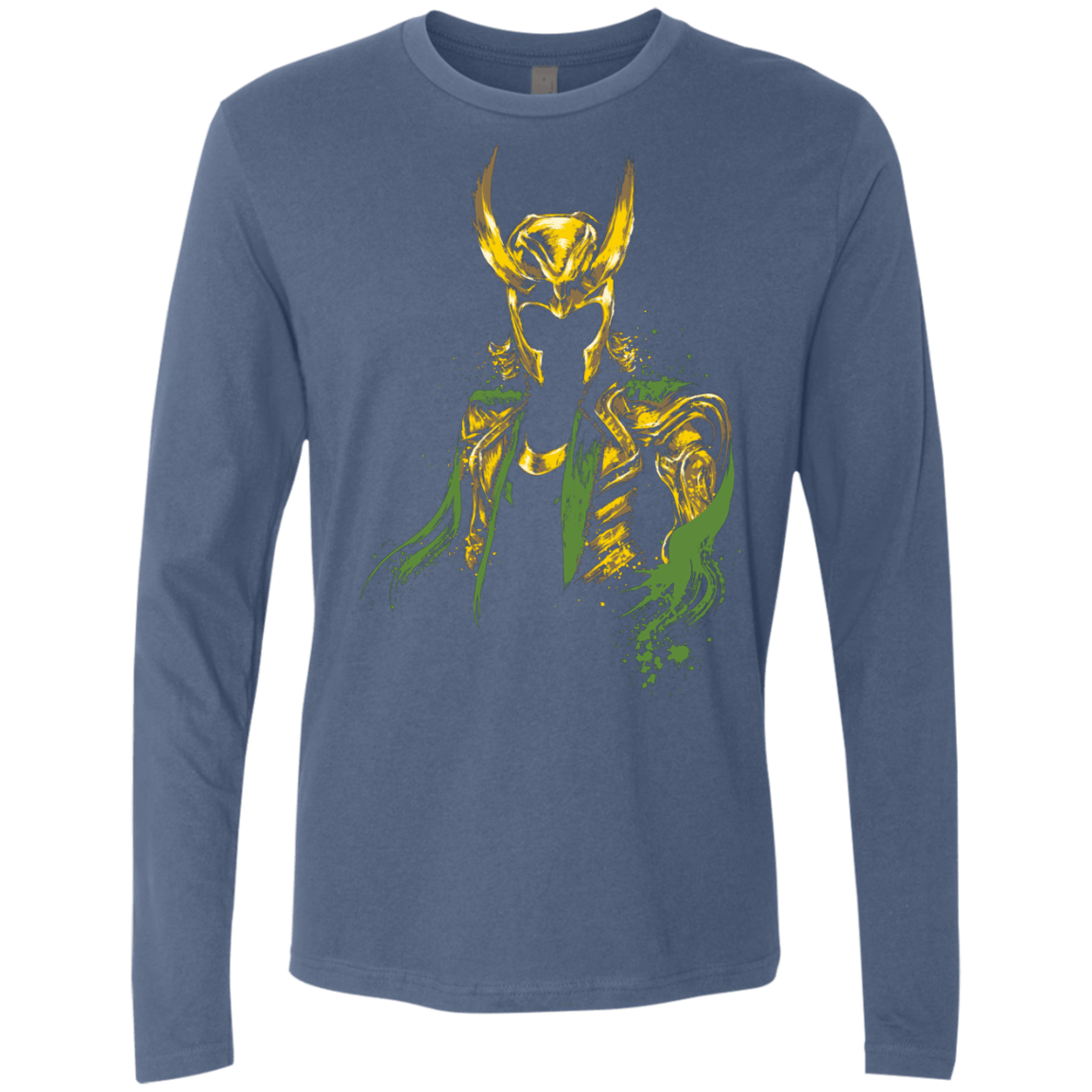 T-Shirts Indigo / S God of Mischief Men's Premium Long Sleeve