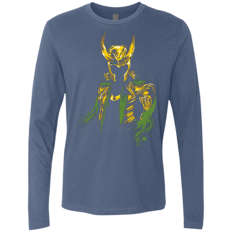 T-Shirts Indigo / S God of Mischief Men's Premium Long Sleeve