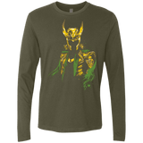 T-Shirts Military Green / S God of Mischief Men's Premium Long Sleeve