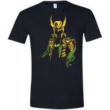 T-Shirts Black / X-Small God of Mischief Men's Semi-Fitted Softstyle