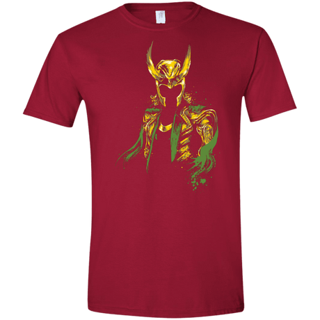 T-Shirts Cardinal Red / S God of Mischief Men's Semi-Fitted Softstyle