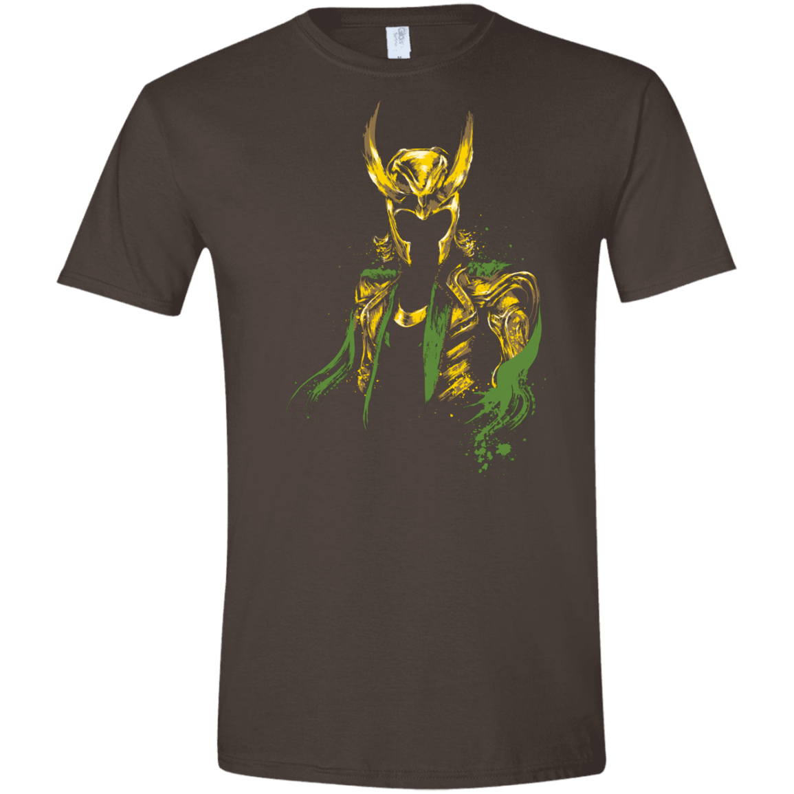 T-Shirts Dark Chocolate / S God of Mischief Men's Semi-Fitted Softstyle