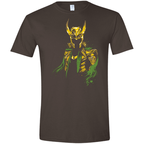T-Shirts Dark Chocolate / S God of Mischief Men's Semi-Fitted Softstyle