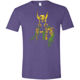 T-Shirts Heather Purple / S God of Mischief Men's Semi-Fitted Softstyle
