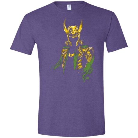 T-Shirts Heather Purple / S God of Mischief Men's Semi-Fitted Softstyle