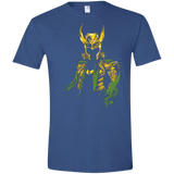 T-Shirts Heather Royal / X-Small God of Mischief Men's Semi-Fitted Softstyle