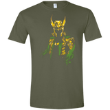 T-Shirts Military Green / S God of Mischief Men's Semi-Fitted Softstyle