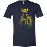 T-Shirts Navy / X-Small God of Mischief Men's Semi-Fitted Softstyle
