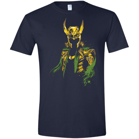 T-Shirts Navy / X-Small God of Mischief Men's Semi-Fitted Softstyle