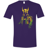T-Shirts Purple / S God of Mischief Men's Semi-Fitted Softstyle