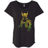 T-Shirts Vintage Black / X-Small God of Mischief Triblend Dolman Sleeve