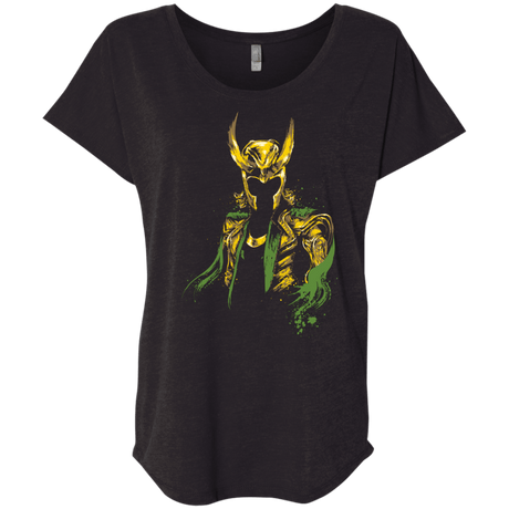 T-Shirts Vintage Black / X-Small God of Mischief Triblend Dolman Sleeve