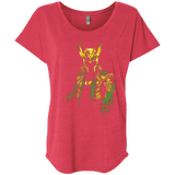 T-Shirts Vintage Red / X-Small God of Mischief Triblend Dolman Sleeve