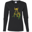 T-Shirts Black / S God of Mischief Women's Long Sleeve T-Shirt