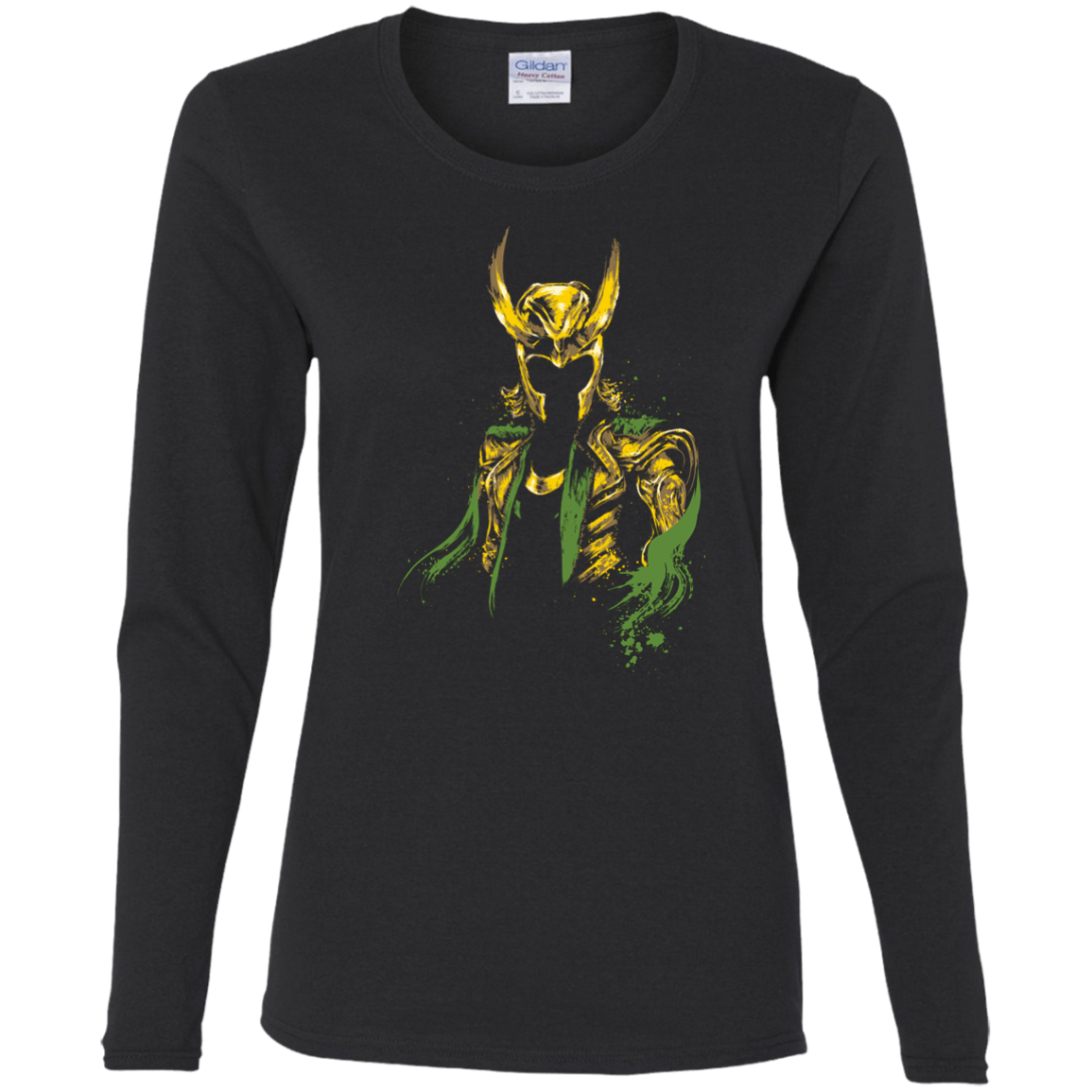 T-Shirts Black / S God of Mischief Women's Long Sleeve T-Shirt