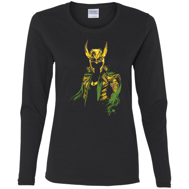T-Shirts Black / S God of Mischief Women's Long Sleeve T-Shirt