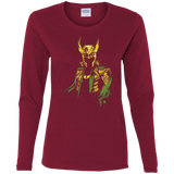 T-Shirts Cardinal / S God of Mischief Women's Long Sleeve T-Shirt