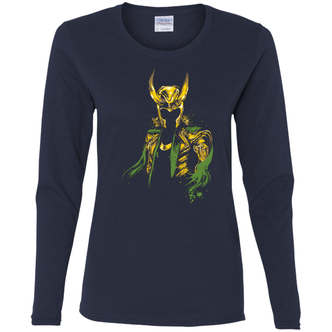 T-Shirts Navy / S God of Mischief Women's Long Sleeve T-Shirt