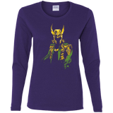 T-Shirts Purple / S God of Mischief Women's Long Sleeve T-Shirt