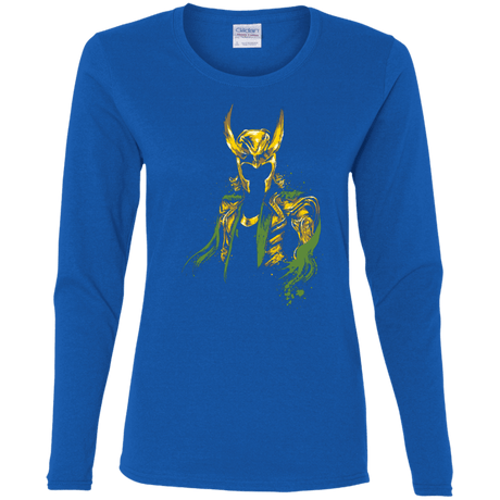 T-Shirts Royal / S God of Mischief Women's Long Sleeve T-Shirt