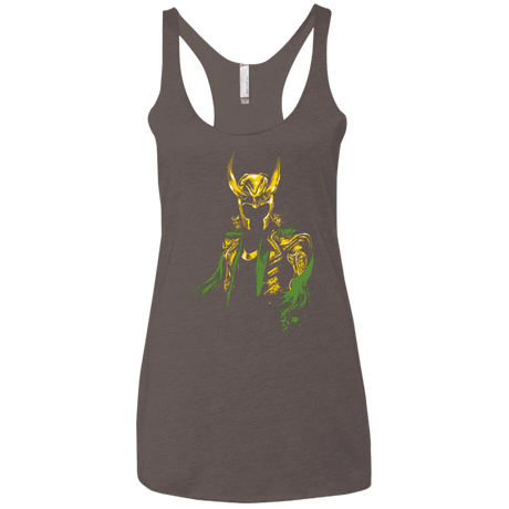 T-Shirts Macchiato / X-Small God of Mischief Women's Triblend Racerback Tank