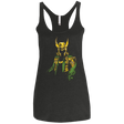 T-Shirts Vintage Black / X-Small God of Mischief Women's Triblend Racerback Tank