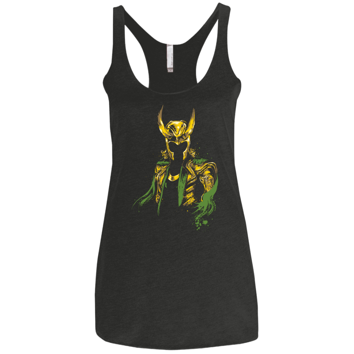 T-Shirts Vintage Black / X-Small God of Mischief Women's Triblend Racerback Tank